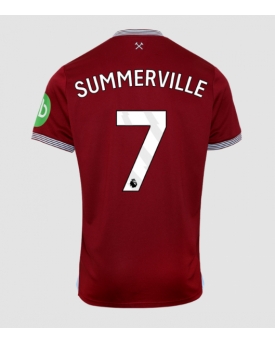 Billige Fotballdrakt West Ham United Crysencio Summerville #7 Replika Hjemmedrakt 2025-26 Kortermet Billige Fotballdrakt West Ham United Crysencio Summerville #7 Replika Hjemmedrakt 2025-26 Kortermet